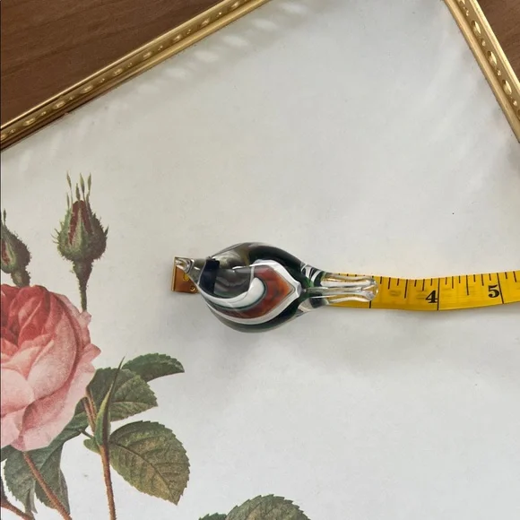 Miniature Glass Bird Handcrafted Figurine - Picture 8 of 9